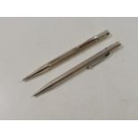 Two Silver Self Propelling Pencils