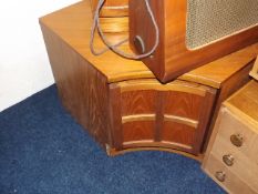 Two Pieces Of Nathan Teak Corner Units & A Magazin