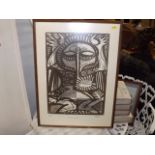 A Signed Abstract Print