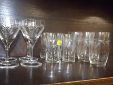 A Quantity Of Glasswares