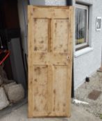 A Stripped Pine Door