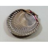 A Silver Shell Trinket Dish, Approx. Six Inches Di