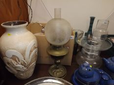 A Modern Brass Oil Lamp