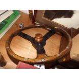 A Vintage Sports Steering Wheel