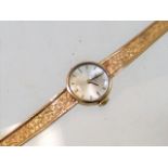 A Ladies 9ct Gold Tissot Watch