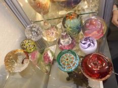 A Quantity Of Various Paperweights
