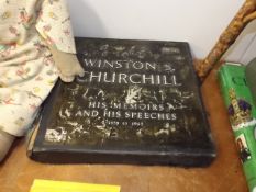 A Winston Churchill Album Of His Speeches On Vinyl