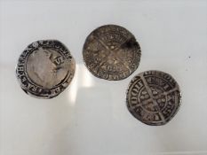 Three 15th/16thC. British Silver Coins