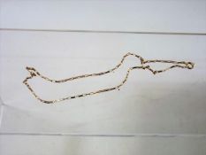 A Small 9ct Gold Necklace