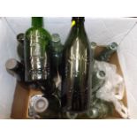 A Boxed Quantity Of Vintage Bottles Including Whit