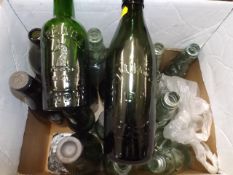 A Boxed Quantity Of Vintage Bottles Including Whit