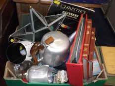 A Box Of Miscellany Items Including A First Day Co