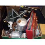 A Box Of Miscellany Items Including A First Day Co