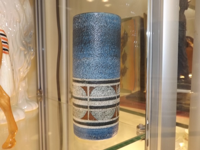 A Cylindrical Troika Vase, Signed