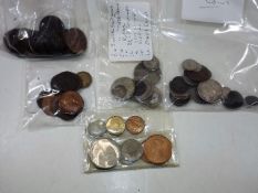 A Quantity Of Antique Coins Including Silver