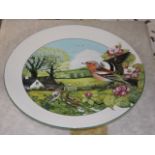 A Doulton Bird Plate & Three Others