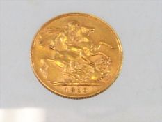 A 1910 Gold Full Sovereign