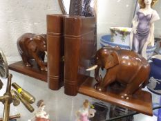 A Pair Of Elephant Bookends