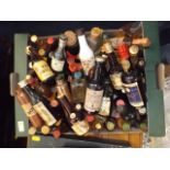 A Boxed Quantity Of Alcoholic Miniatures