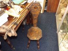A Decorative Early 20thC. Sewing Chair