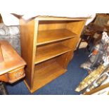 An Oak Veneer Book Case