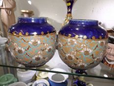 A Pair Of Royal Doulton Ovoid Vases