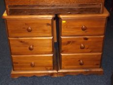 A Pair Of Pine Bedside Cabinets
