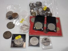 Two 1930'S Crowns & Other Coinage