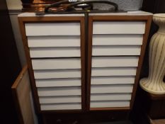 A Pair Of Retro Bedside Drawers