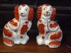 A Pair Of Staffordshire Dogs