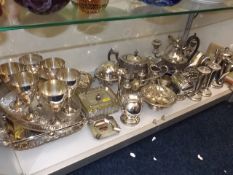 A Quantity Of Silver Plated Wares, Some Modern