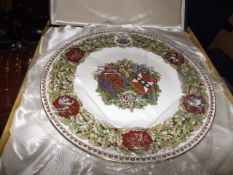 Seven Boxed, Mostly Large Collectors Plates