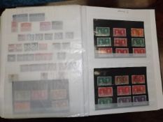A large album of British stamps