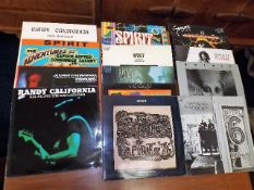 A selection of Randy California & Spirit vinyl LP'