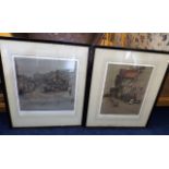 Two hand coloured framed Cecil Aldin prints