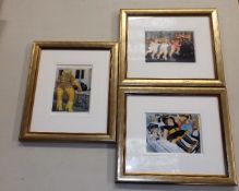 Three Framed Open Prints After Beryl Cook