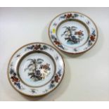 Two 19thC. polychrome Wedgwood dishes