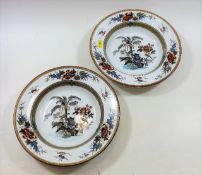 Two 19thC. polychrome Wedgwood dishes