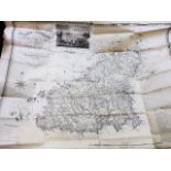 A James Cochrane map of Guernsey dated 1862