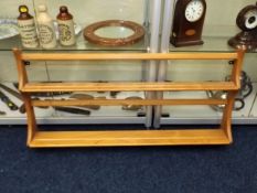 A 1970'S Ercol Retro Elm Plate Rack