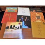 A selection of Poco vinyl LP's