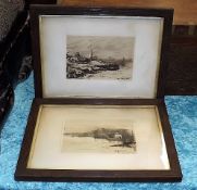 Two Scottish Alec Greene Antique Framed Prints, Bo