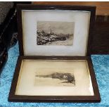 Two Scottish Alec Greene Antique Framed Prints, Bo