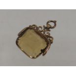 A 9ct gold Victorian seal