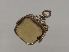 A 9ct gold Victorian seal