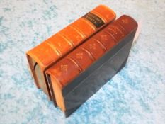 Macaulay's Essays. leather bound with gilt pages t
