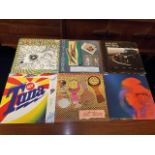 A selection of Hot Tuna vinyl LP's