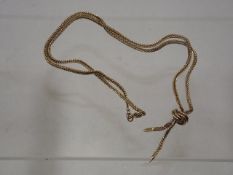 A 9ct gold chain