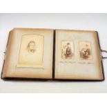 A Victorian family photo album & contents