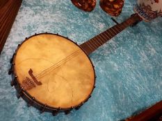 A Lyon & Healy Of Chicago Five Stringed Banjo